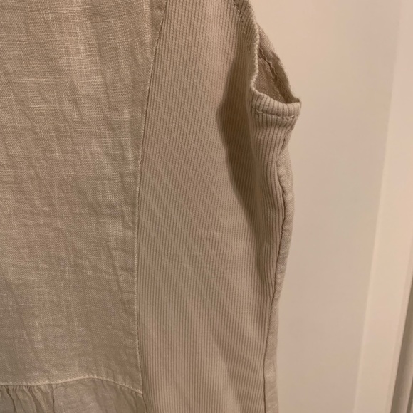 Lina Tomei size S Linen dress/tunic with side stretch inserts. - Picture 8 of 8
